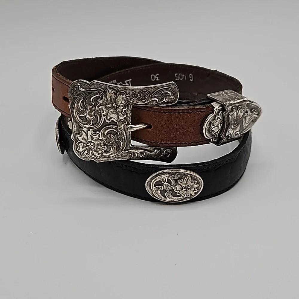 Vtg Nocona Belt Co 1997 Western belt, 30, 1997